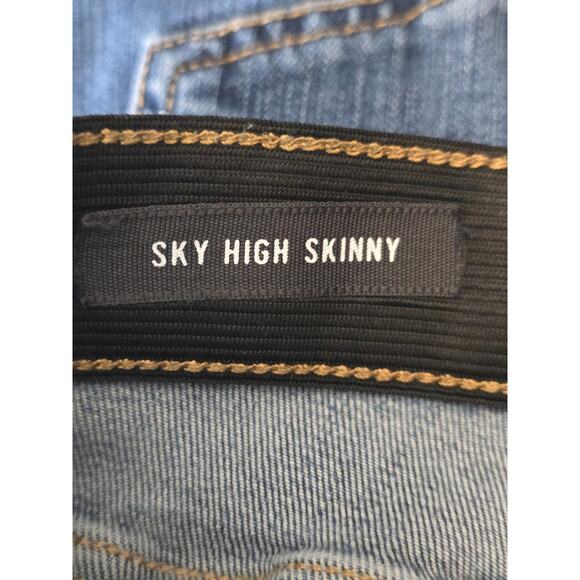 Torrid Sky-High Skinny Whiskering Comfortable Women's Jeans 18R - Picture 4 of 5
